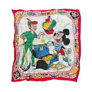 Kids vintage 1960’s Mickey Mouse Peter Pan handkerchief